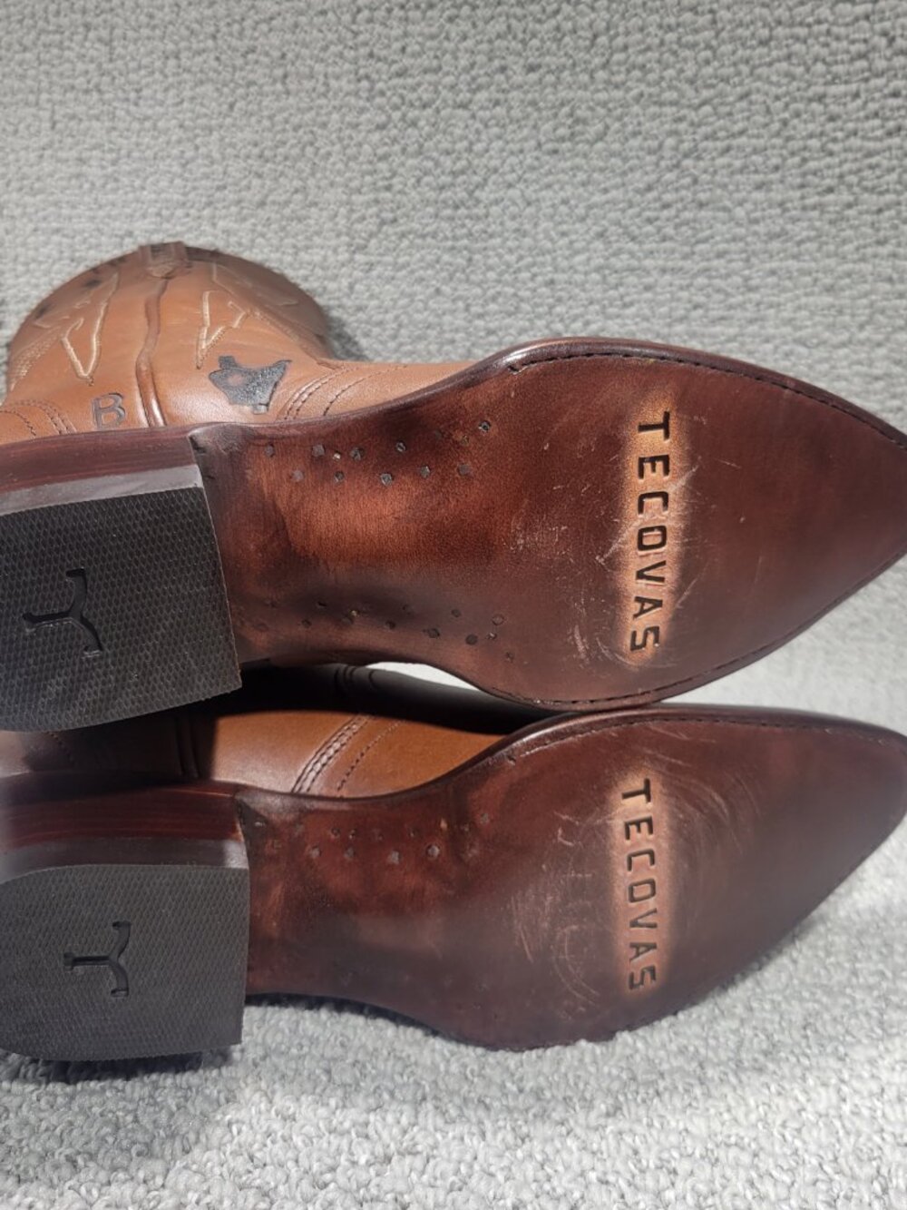Tecovas The Loretta Women's US Size 8B Saddle Cowhide Leather Cowgirl Boots - Picture 10 of 11
